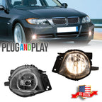 2X Clear Fog Lights for BMW E90 323i 325i 328i 330i 335i (2006–2008)