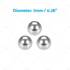 100Pcs 7mm Steel Balls for Bicycle Wheel Bearings