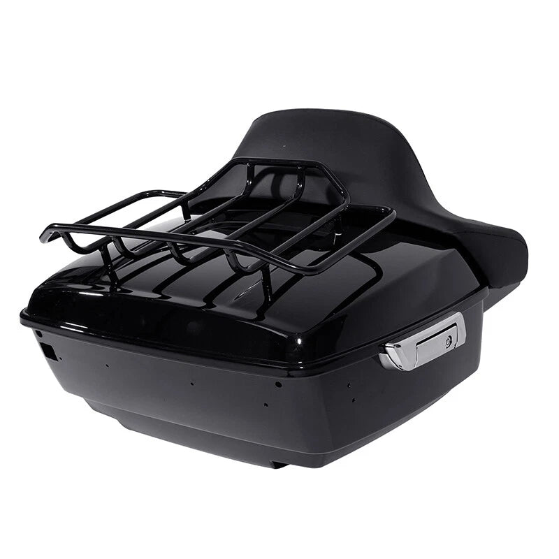 Trunk Mount Rack Backrest Speakers for Harley Touring Road Glide (2014–2026)