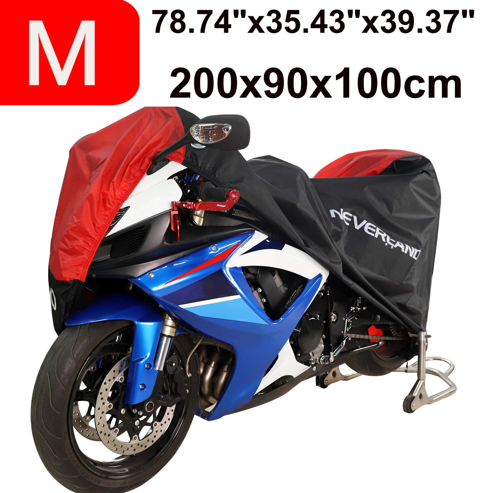 Medium Motorcycle Cover for Motorbike Scooter (Waterproof, Outdoor)