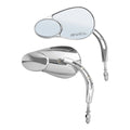 8mm Double Rear View Side Mirrors for Harley Touring Road King (2014–2023)