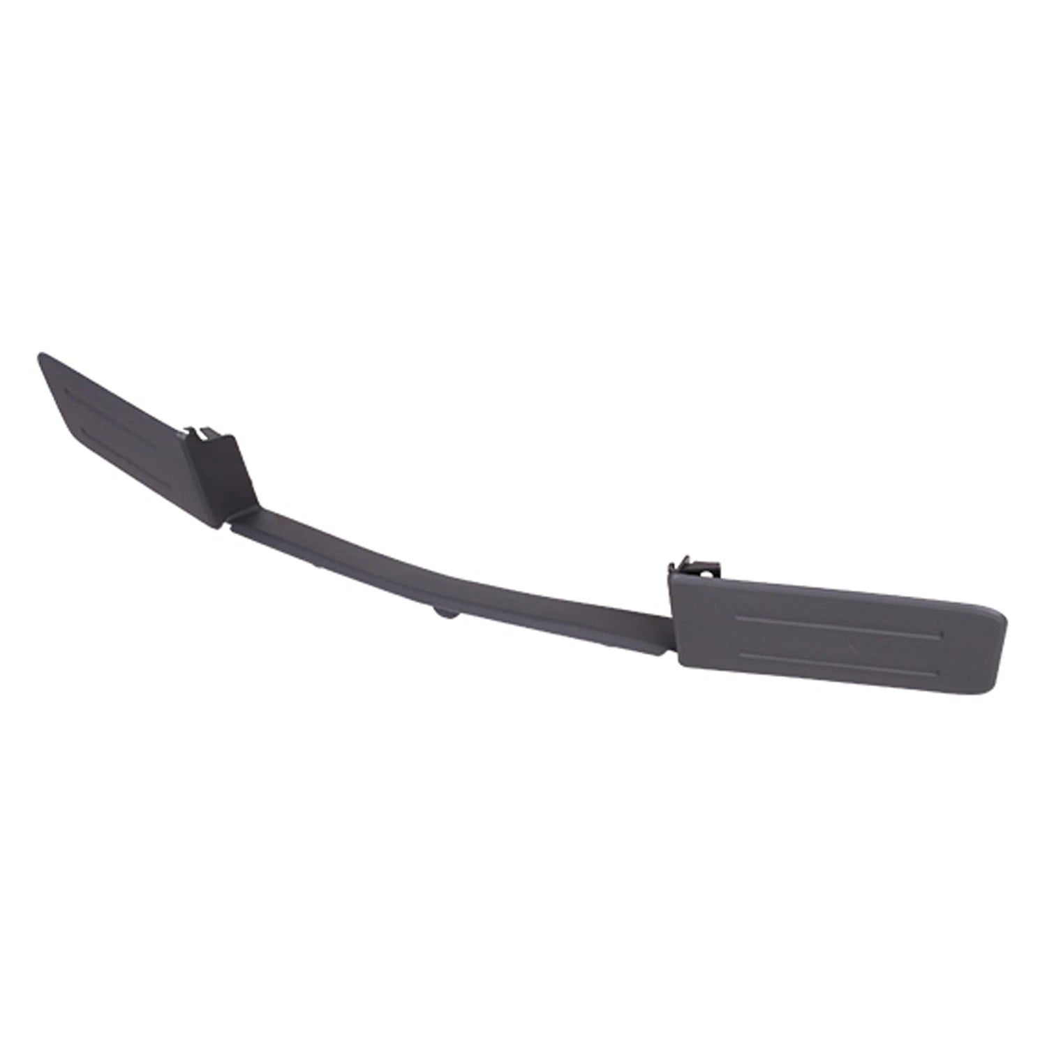 Replacement Gray Matte TPO Front Bumper Filler Panel w/o Park Assist Holes