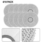 Set of 4 Microfiber Mop Pad Replacements for Neatsvor U1 Plus Robot Vacuum