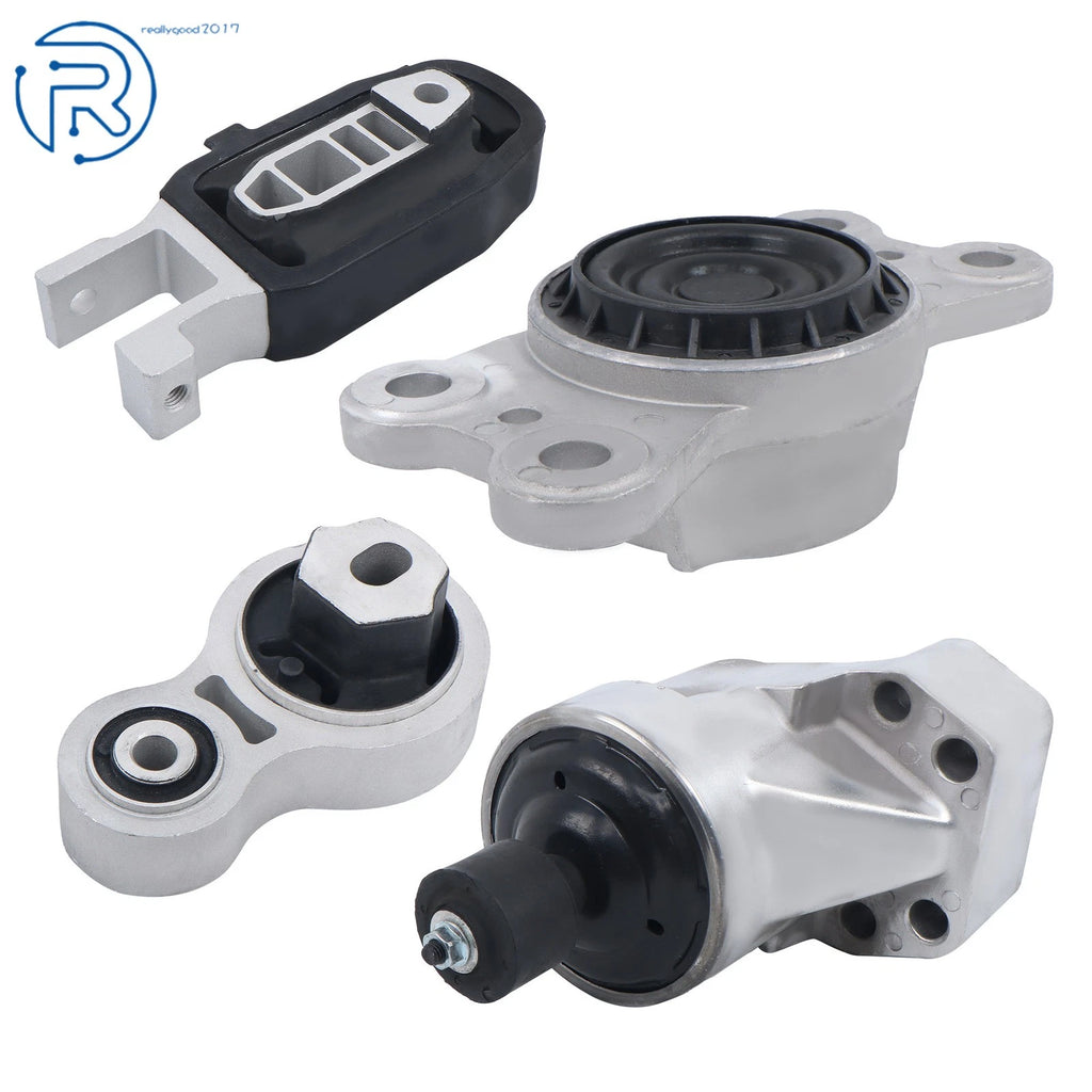 Set of 4 Engine and Transmission Mounts for Ford Edge (2015–2018)