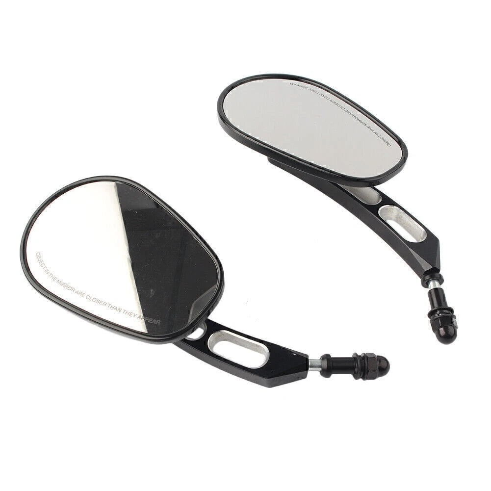 2pcs Rearview Side Mirror Gloss Black for Harley Sportster 883 (2004–2023)