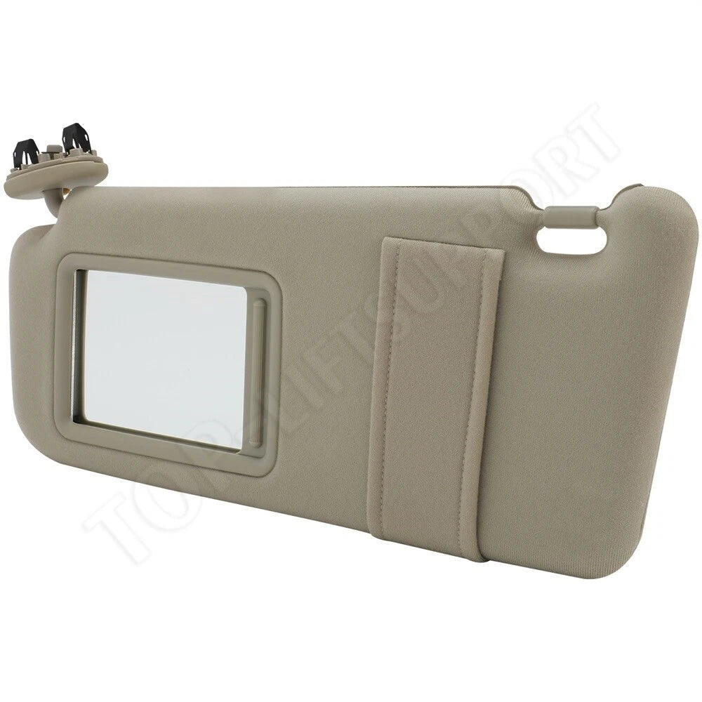 Left Driver Side Sun Visor for Toyota Camry (2007–2011) Tan Beige