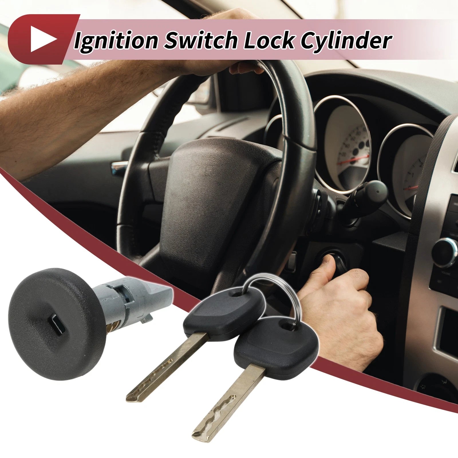 Ignition Lock Cylinder for Chevy Silverado (2014–2019) No.7024124
