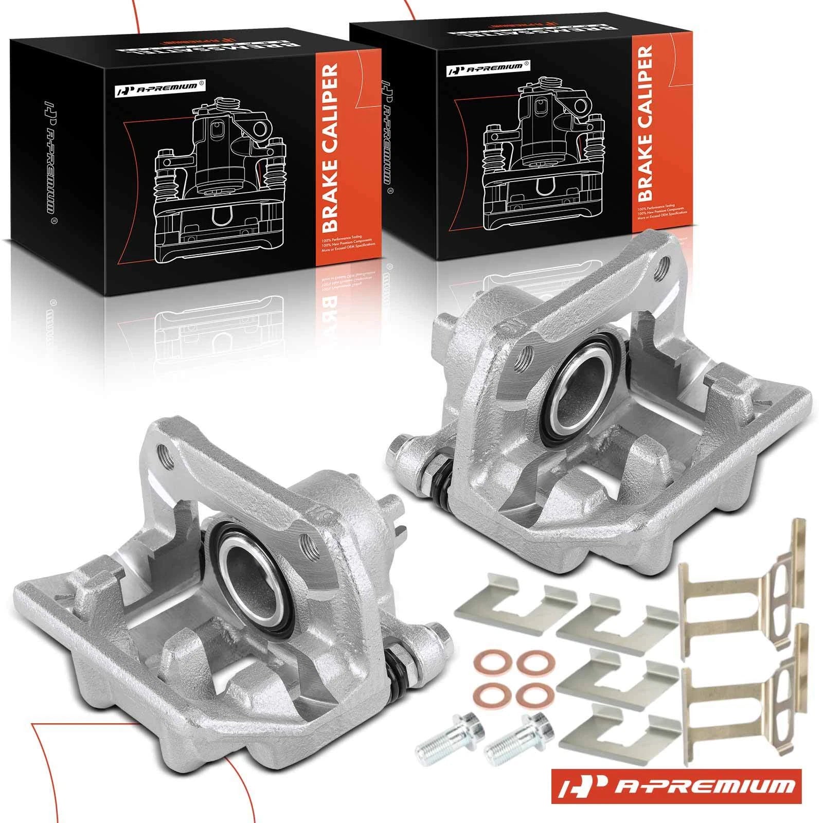Pair Rear Brake Calipers for Honda CR-V (2007–2011) Acura RDX (2007–2012)