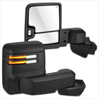 Set of 2 Power Heated LED Signal Puddle Light Tow Mirrors for Silverado 1500 LTD (2019–2025)