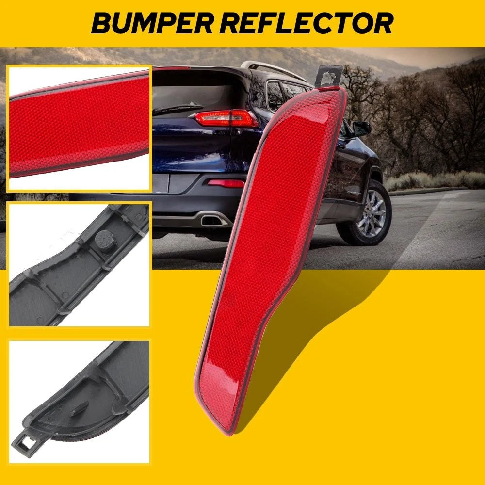 Right Passenger Rear Bumper Reflector Stop Light for Jeep Cherokee (2014–2018)