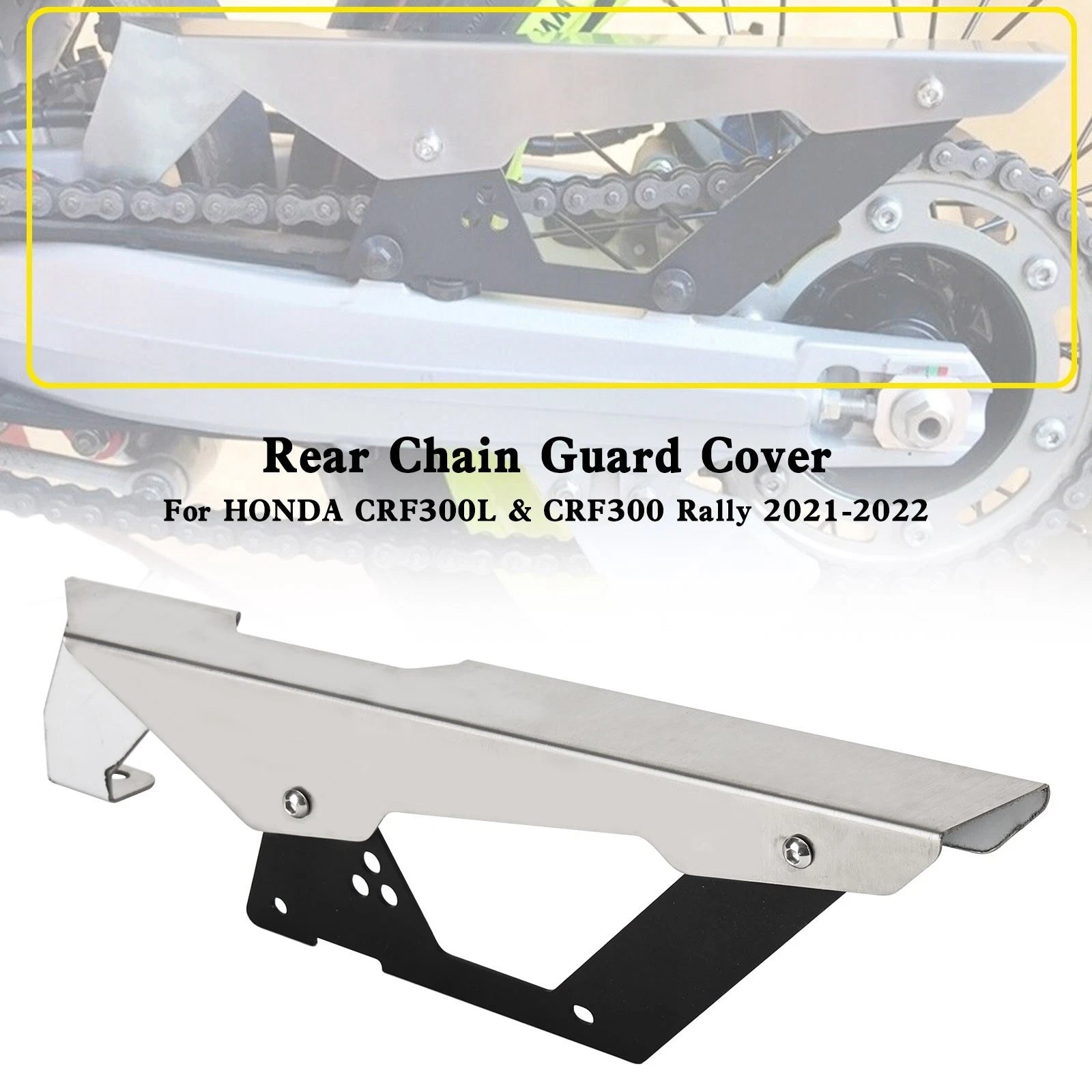 Sprocket Chain Guard Protector Cover for Honda CRF300L LA Rally (2021–2022)