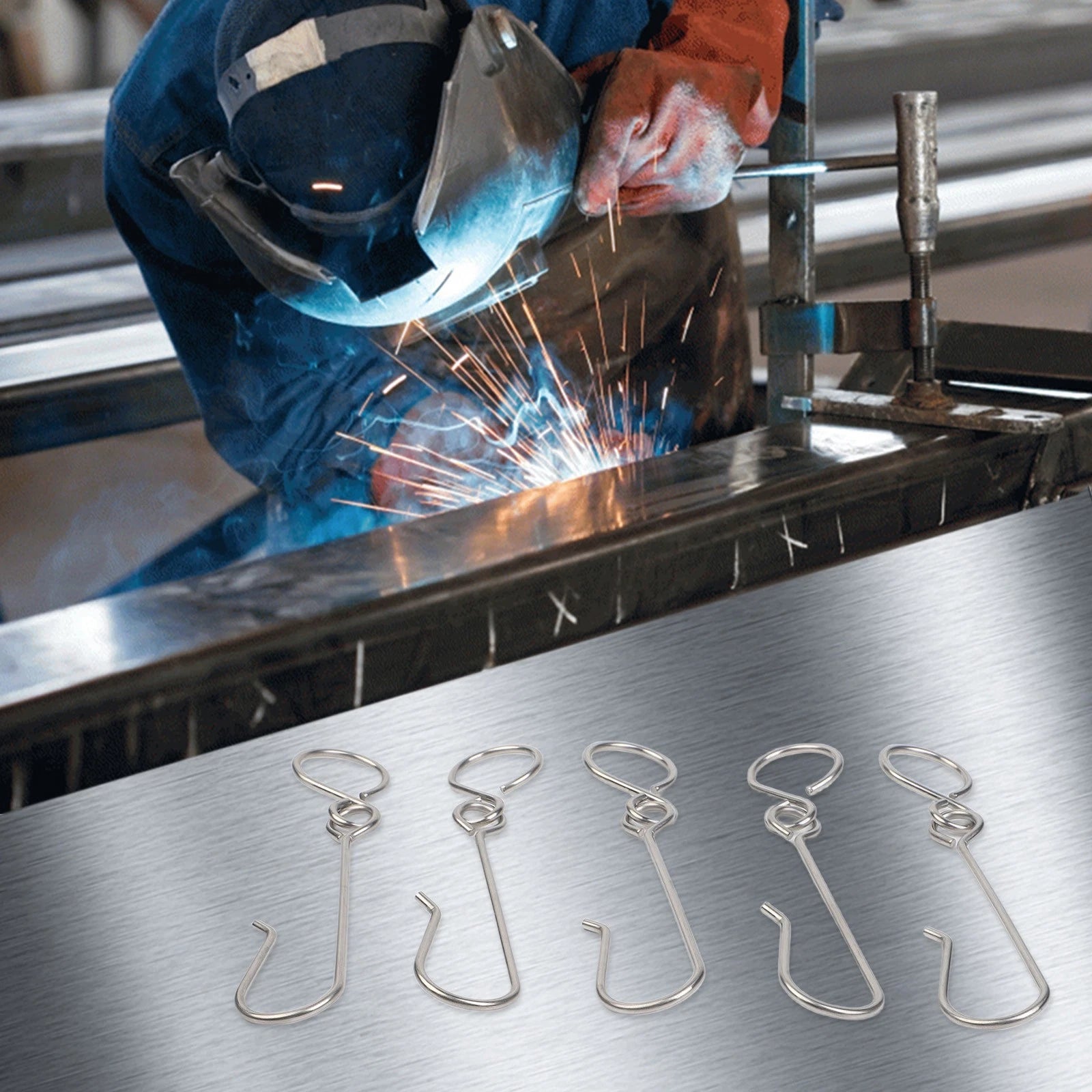 5PCS Stainless Steel Hooks for MAPP Propane Cans (Gas Bottles)