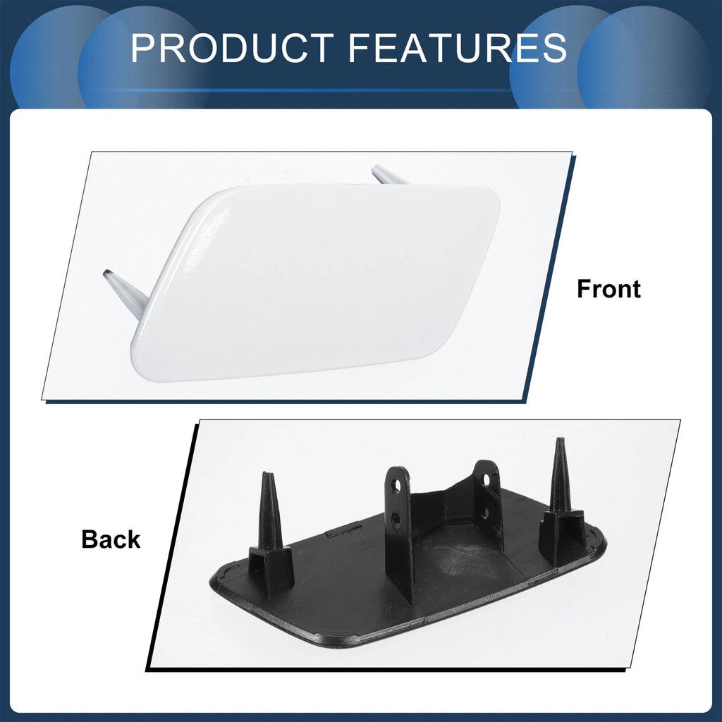 Front Left Washer Nozzle Cover Cap for Audi A3 8V (2016–2020) White