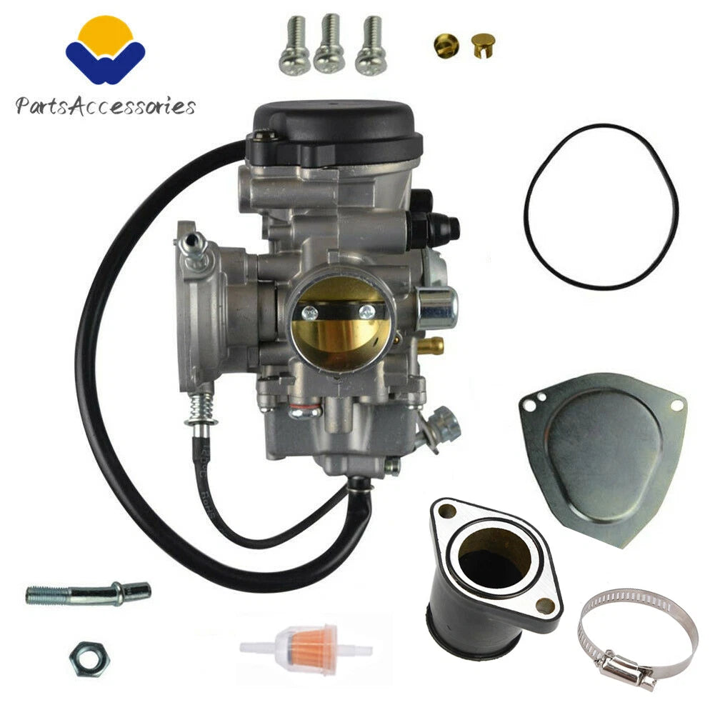 Carburetor and Intake Manifold for Yamaha Kodiak Grizzly Wolverine (400–450)