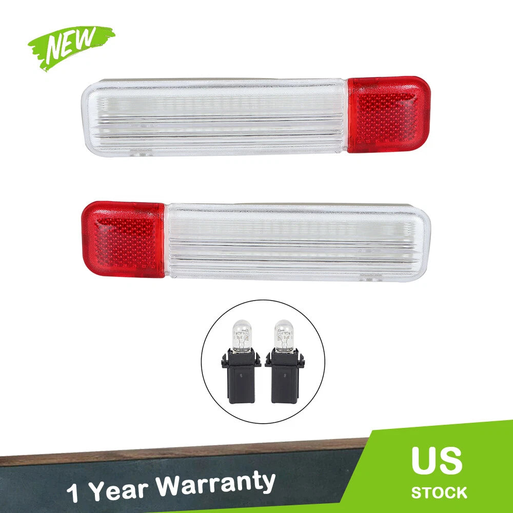 Front Left & Right Door Reflector Light Panel for Chevy Silverado Tahoe Suburban Sierra (2007–2014)