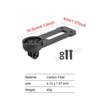 Lightweight Bike Handlebar Out Front Computer Mount for Wahoo Roam (2020-2025)