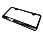 License Plate Frame Black Plastic for Jeep Off Road (2011–2020)