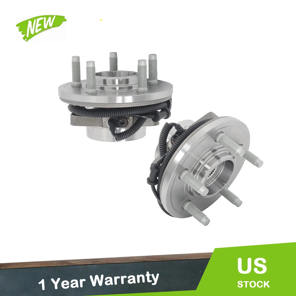 2X Front Wheel Hub Bearing Assembly for Ford Explorer (2002–2005) & Mercury Mountaineer (2002–2005)