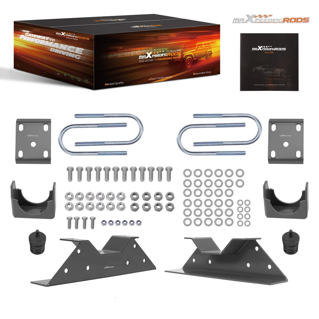 6" Rear Drop Lowering C-Notch Flip Kit for Chevy Silverado C10 (1973–1987)