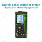 Digital Laser Distance Meter 40m Range Finder Tool