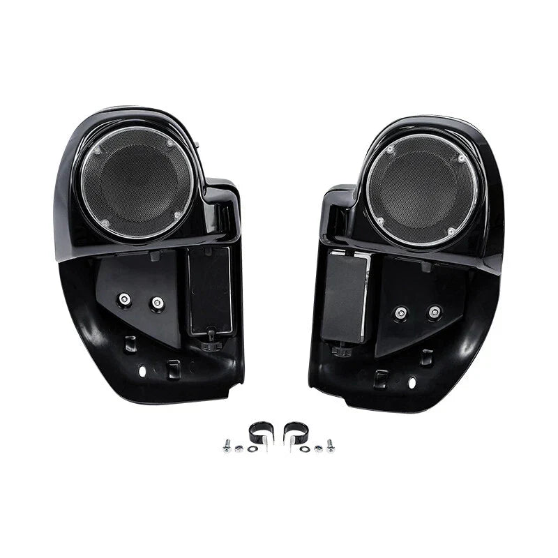Chrome 6.5" Lower Vented Speaker Fairing for Street Glide (2014-2024)
