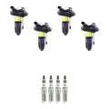 Set of 4 Ignition Coils & NGK Iridium IX Spark Plugs for Colorado Canyon (2015–2022)