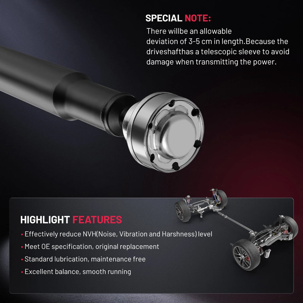 Rear Driveshaft Prop Shaft for Dodge Durango (2011–2013) 52123799AB