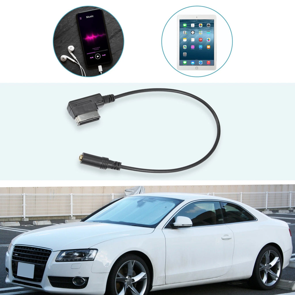 AMI MDI to AUX 3.5mm Female Jack Adapter for Audi 