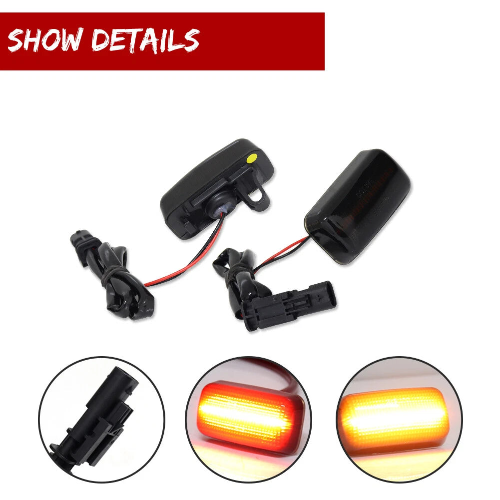 LED Fender Side Marker Light for Chevy Silverado Sierra 2015–2015