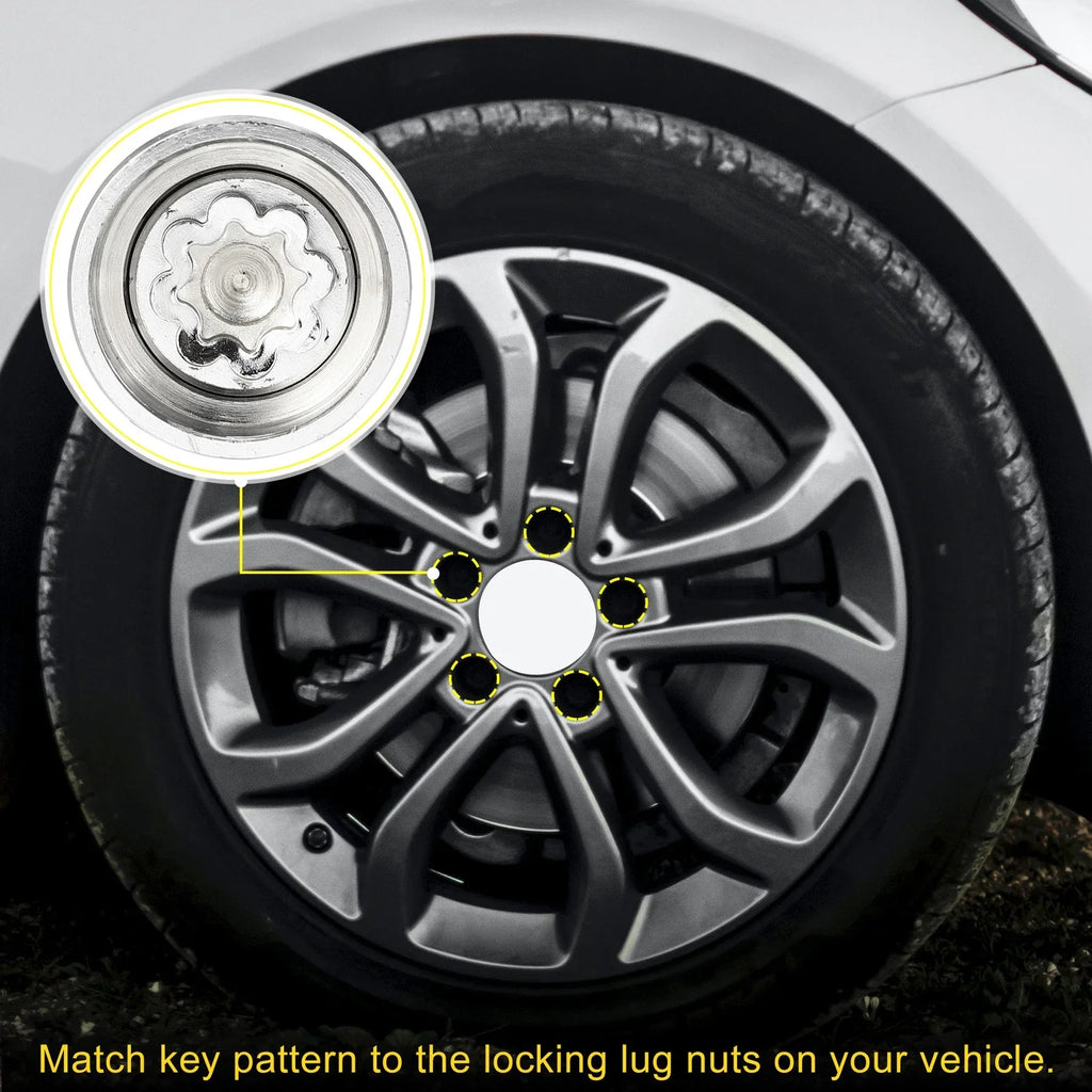 316 Wheel Lock Lug Nut Set with Protector Socket for Mercedes Benz