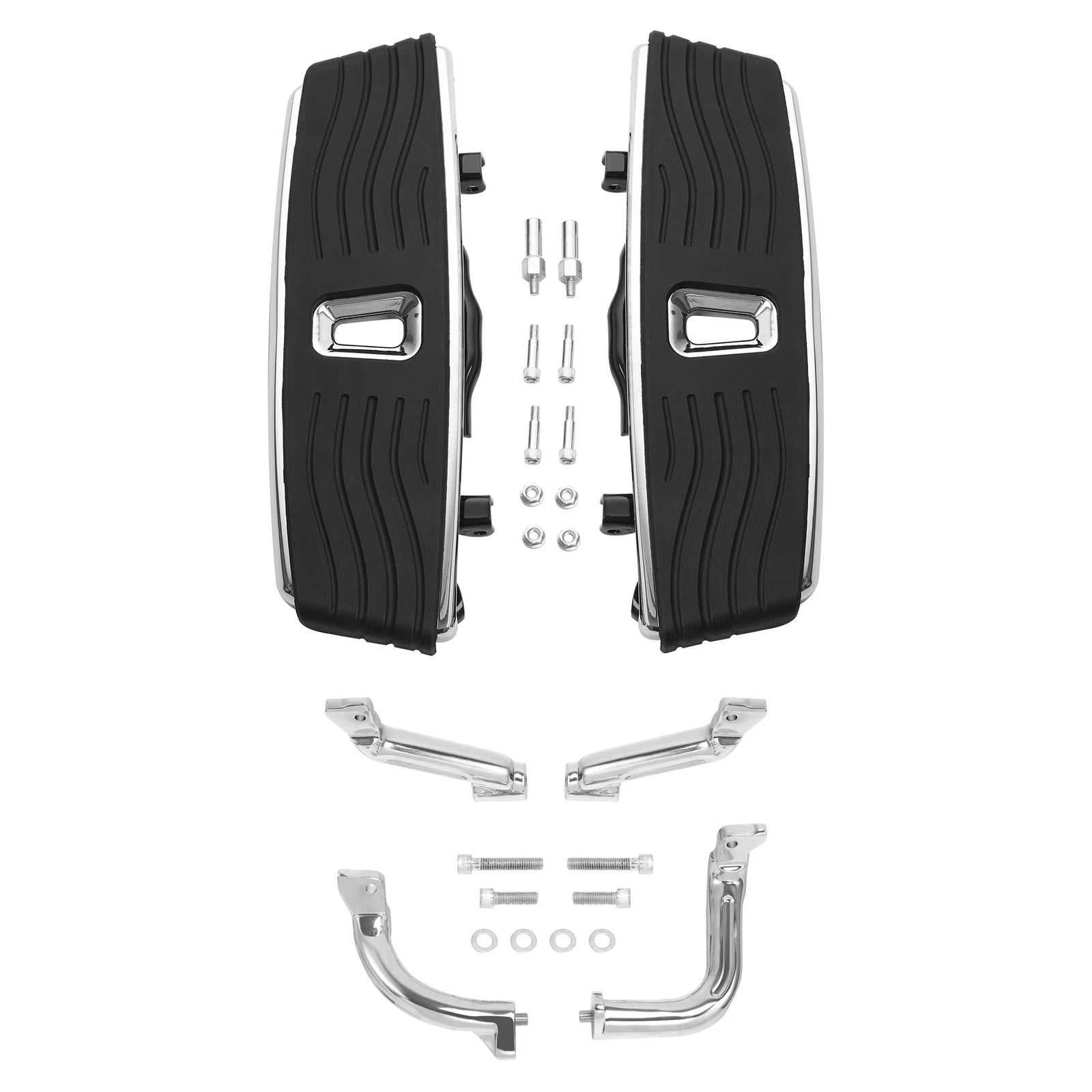 Chrome Rider Driver Floorboards Mount Bracket for Harley Road Glide (2014–2024)