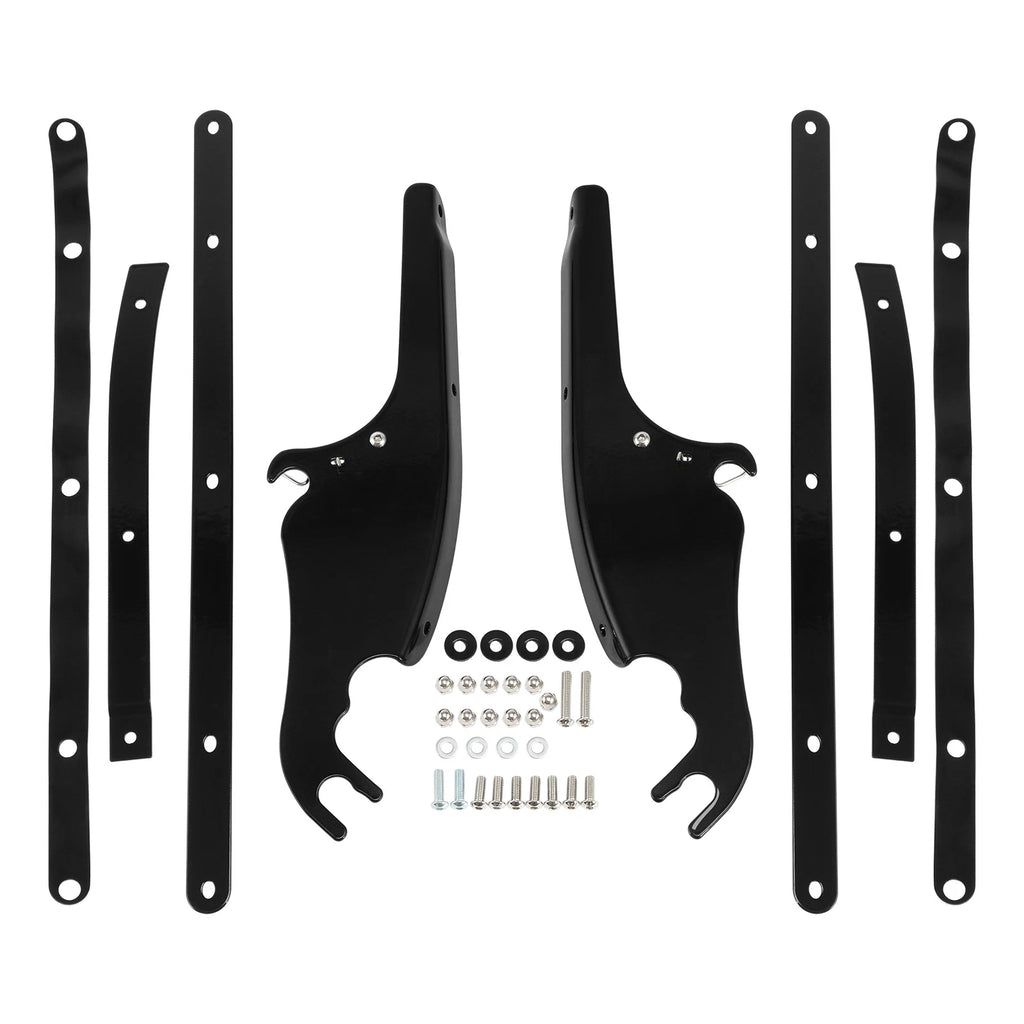 Windshield Screen Mount Bracket Kit for Harley Softail Slim Fat Boy (2000–2017)