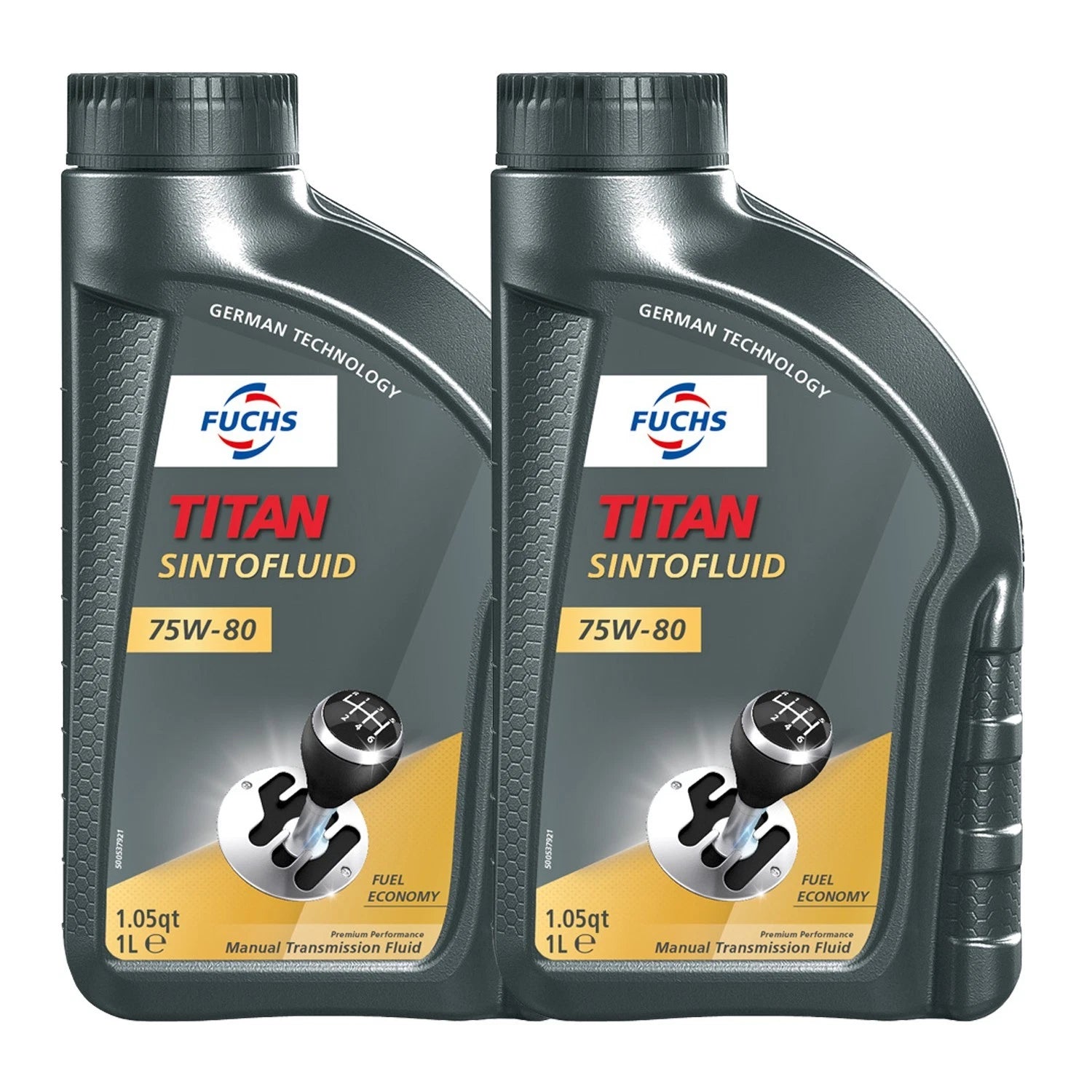 2X Fuchs TITAN SINTOFLUID SAE 75W-80 Manual Transmission Fluid (1L each)