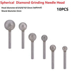 Grinding Needle Head Dressing Kit for Carving Tools (4/5/6/8/10/12mm)