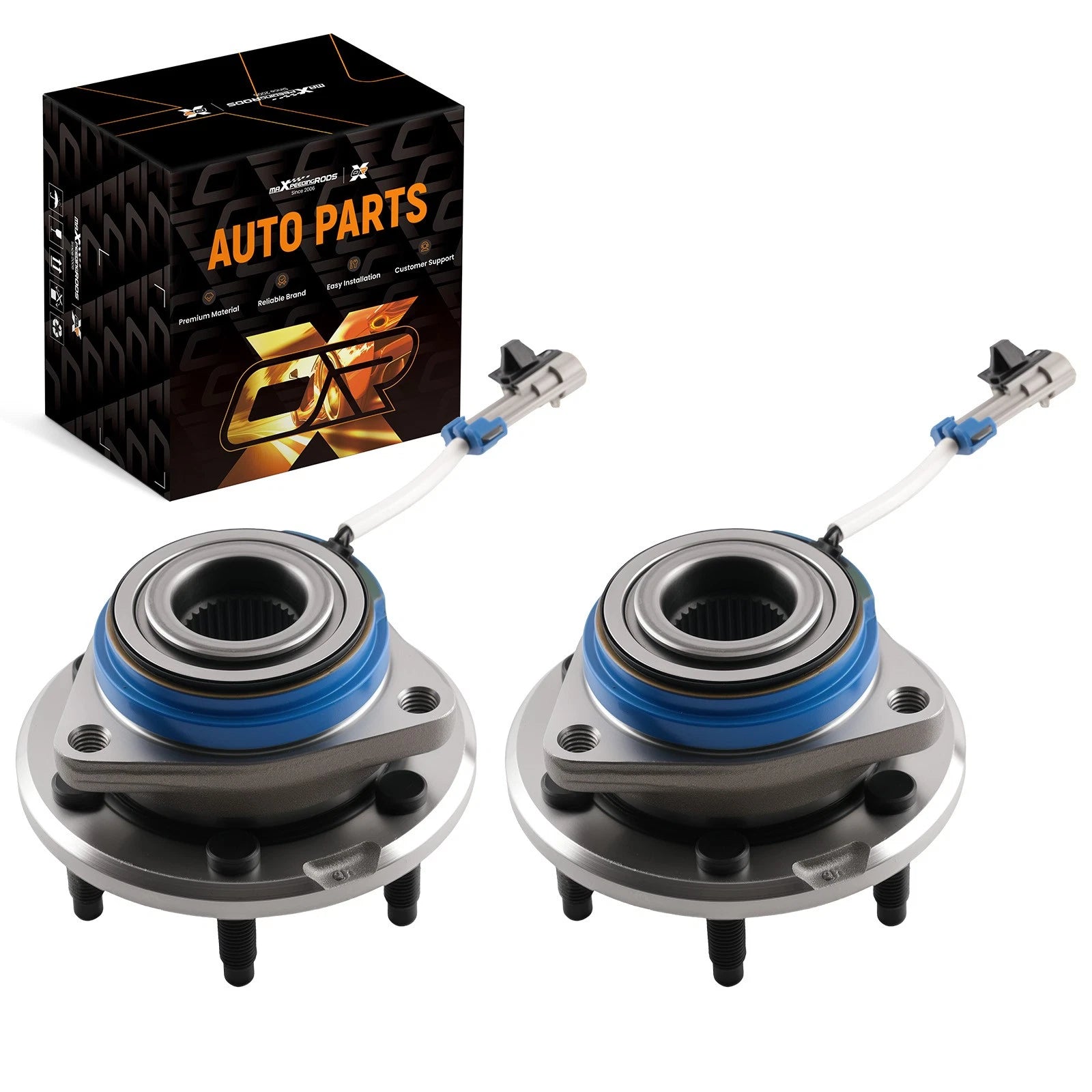 2X Front Wheel Hub & Bearing for Chevrolet Uplander (2006–2009) 513236 WE61536