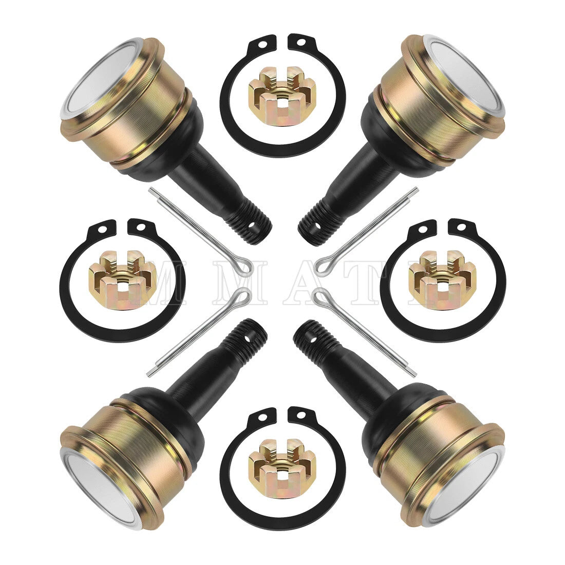 Front Upper + Lower A-Arm Ball Joints for Yamaha Raptor YFM700 (2015–2024)