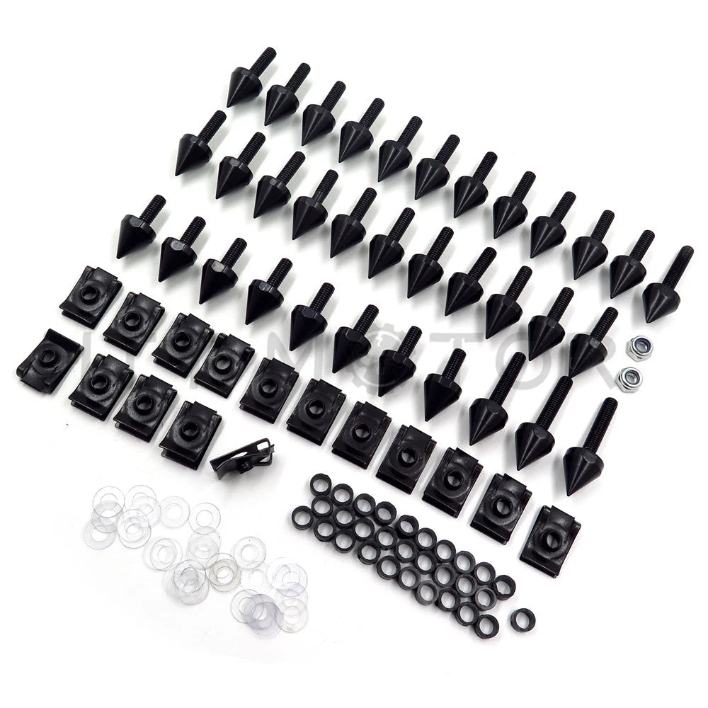 Aluminum Fairing Bolts Kit for Yamaha YZF R1 (2004–2006) - Black