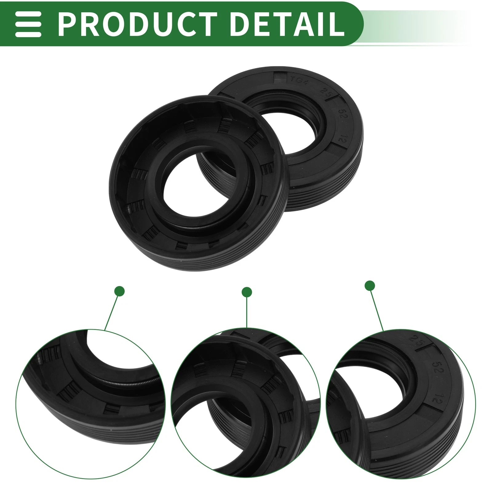 Oil Seal for Rotary Shaft (25x52x12mm)