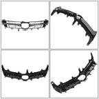 Set of 2 Chrome Upper and Lower Bumper Grilles for Toyota Camry SE (2015–2017)