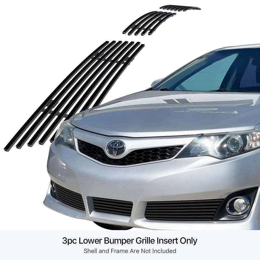 Stainless Steel Black Billet Grille Insert for Toyota Camry (2012-2014)