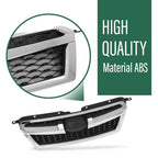 Front Bumper Upper Grille for Subaru Legacy (2013–2014) Black Chrome
