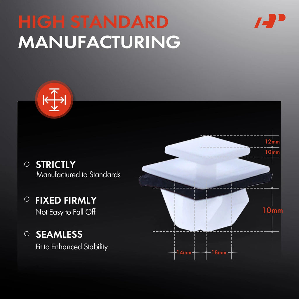 20Pcs Nylon Moulding Retainer Clip with Sealer for Hyundai Kia