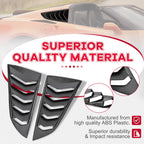 Side Window Louver Cover Sun Shade for Chevrolet Corvette C7 (2014–2019)