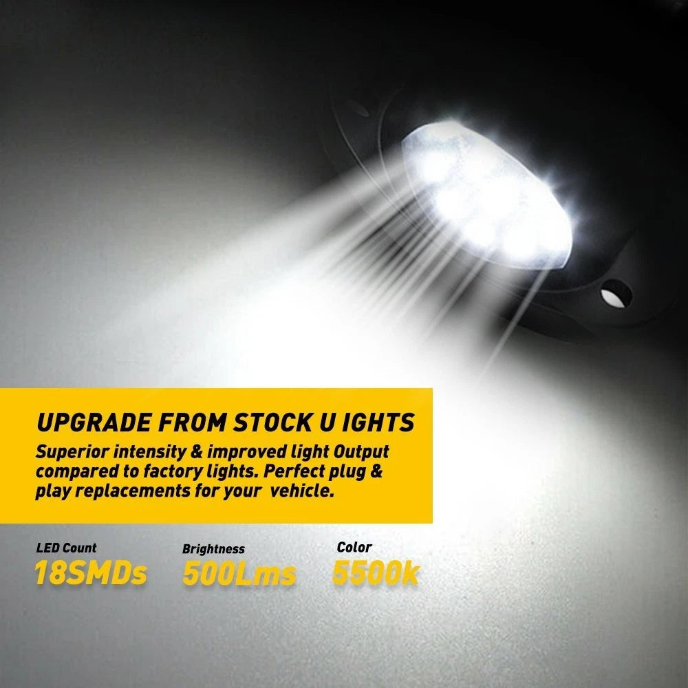 LED Rear License Plate Lamp for Dodge Ram 1500 2500 3500 (1994–2001)