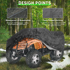Waterproof Lawn Mower Cover with Storage Bag for Easy Carrying