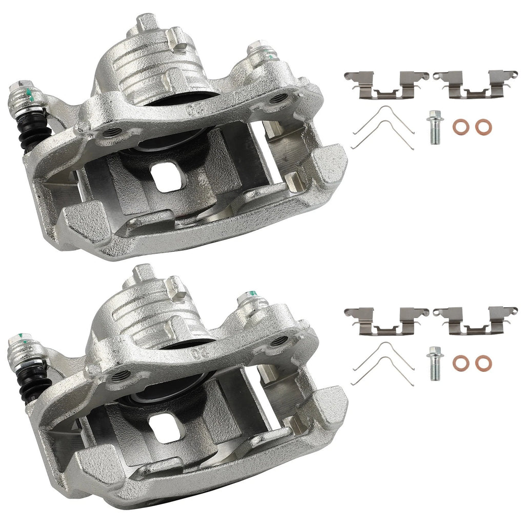 Front Brake Calipers for Nissan March, Versa (2012–2019) - Set of 2
