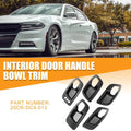 Interior Door Handle Bowl Trim Set for Dodge Charger (2011-2021) Gloss Black