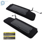 Set of 2 Sun Visors for Chevy Corvette C4 (1984-1996) with LED Light