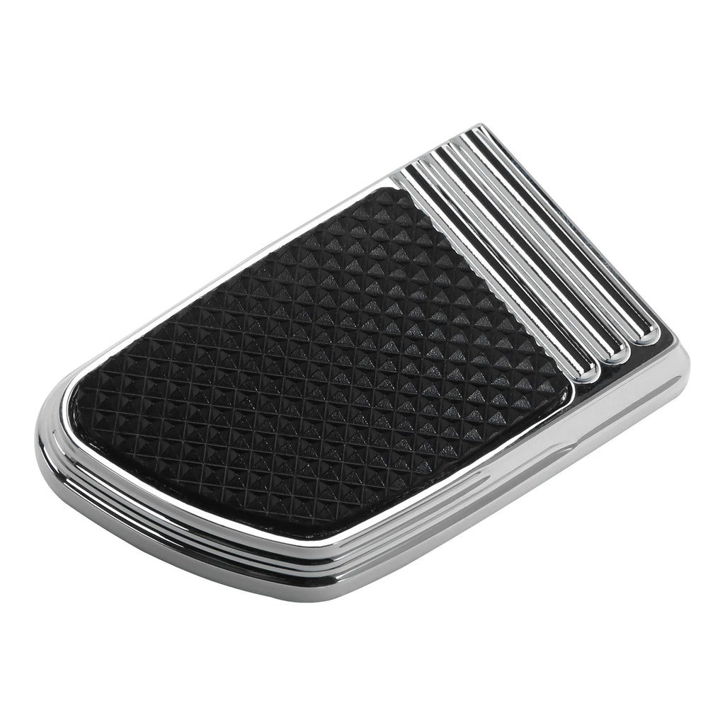 Chrome Brake Pedal Pad for Harley Softail (1984–2017), Dyna (1993–2017), Street XG (2015–2020)