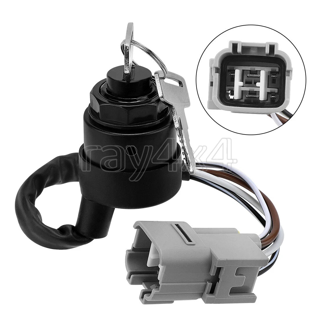 Ignition Switch for Kawasaki Mule 3000 3010 3020 (2001–2008) 27005-1244, 2 Key